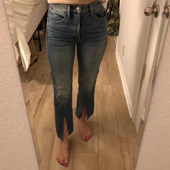 Frame Split Hem Denim - Picture 1 of 12